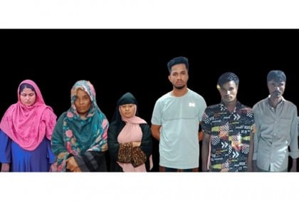 টেকনাফে রোহিঙ্গা ক্যাম্পে যৌথ অভিযানে ইয়াবা ও গাঁজাসহ আটক ৬