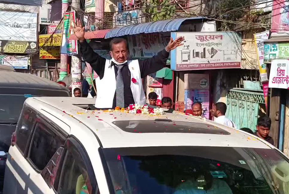 ব্রাহ্মণবাড়িয়ায় ফিরে শোডাউন করলেন স্বতন্ত্র প্রার্থী ওলিও