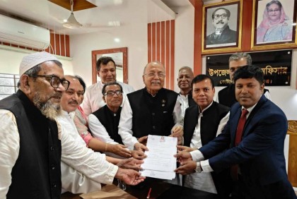উৎসবমুখর পরিবেশে প্রধানমন্ত্রীর পক্ষে গোপালগঞ্জ-৩ আসনের মনোনয়নপত্র দাখিল