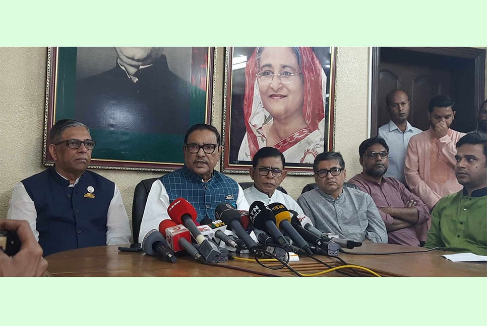 গন্তব্যে না পৌঁছা পর্যন্ত নির্বাচনি ট্রেন থামবে না : ওবায়দুল কাদের