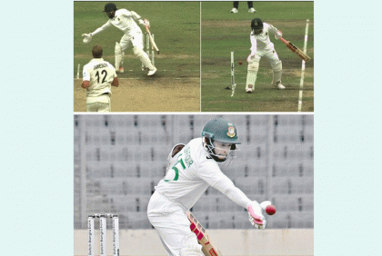 মুশফিকের 'অদ্ভুত' আউট ভিন্ন কাজে লাগালো কলকাতা পুলিশ
