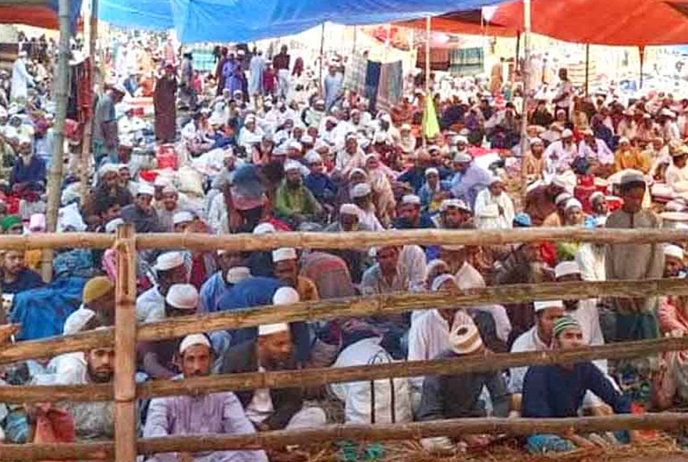 বগুড়ার ধুনটে তিন দিনব্যাপী ইজতেমা শুরু

