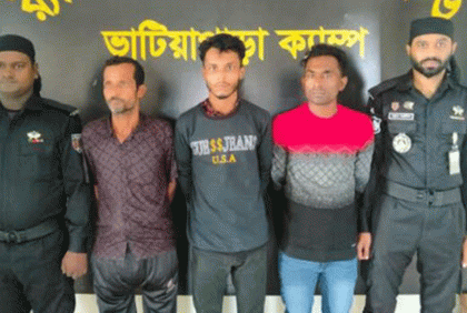 গোপালগঞ্জে হত্যা মামলার পলাতক ৩ আসামি গ্রেফতার