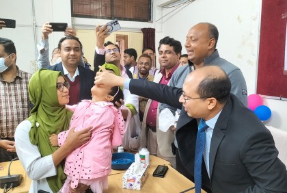 কিশোরগঞ্জে ভিটামিন ‘এ’ প্লাস ক্যাম্পেইন উদ্বোধন