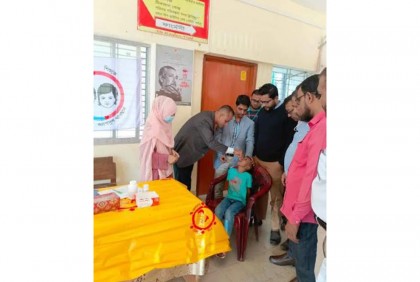 টেকনাফে ভিটামিন ‘এ’ প্লাস ক্যাম্পেইনের উদ্বোধন