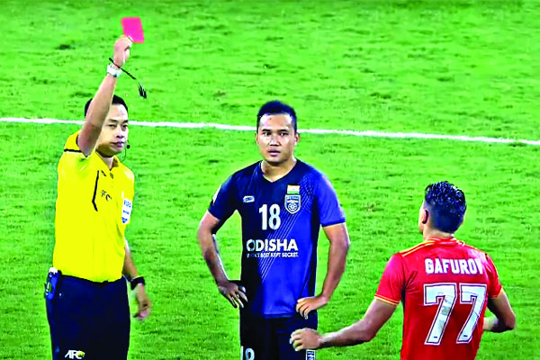 কলিঙ্গ স্টেডিয়ামে ফুটবলের কলঙ্ক