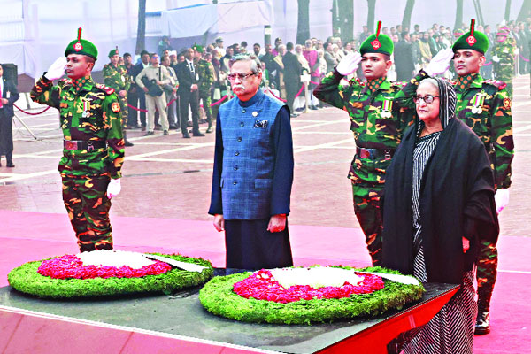 শোক ও শ্রদ্ধায় স্মরণ শহীদ  বুদ্ধিজীবীদের