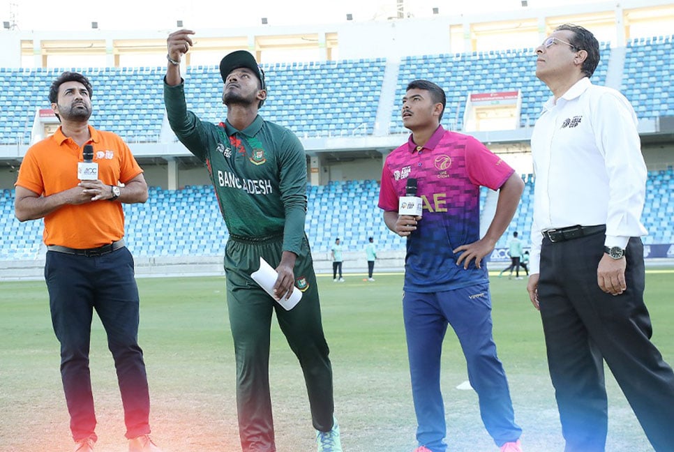 যুব এশিয়া কাপ: ফাইনালের মহারণে ব্যাটিংয়ে বাংলাদেশ