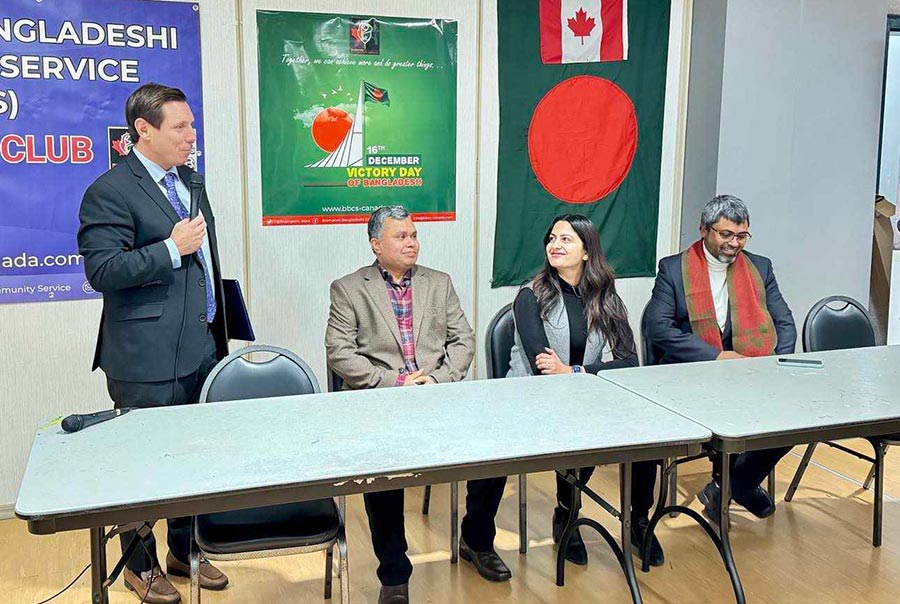 কানাডায় ব্রামপটন শহরে বিজয় দিবস উদযাপন