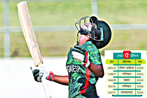 দক্ষিণ আফ্রিকাকে পাত্তাই দিলেন না মুর্শিদারা