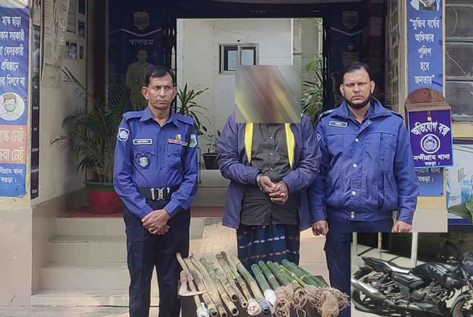বগুড়ায় বিএনপি নেতা গ্রেফতার