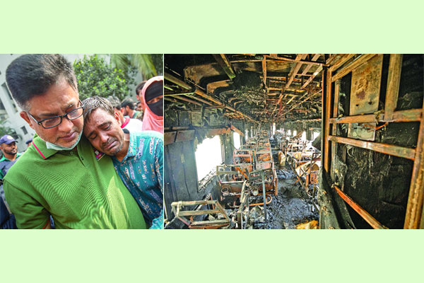 নাশকতার আগুনে জীবন্ত দগ্ধ ৪