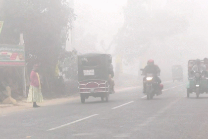 কুড়িগ্রামে কনকনে ঠান্ডায় জনজীবন কাহিল