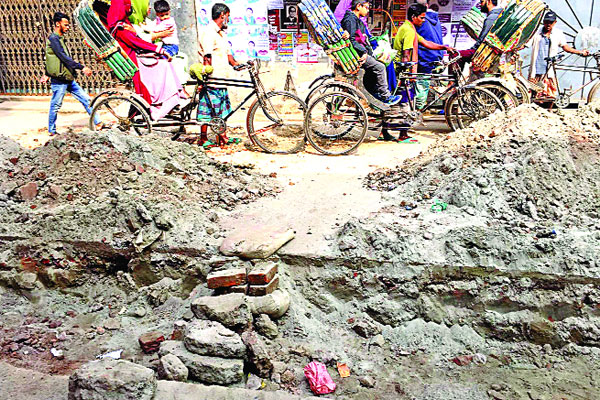 উন্নয়নমূলক কাজের ধীরগতি