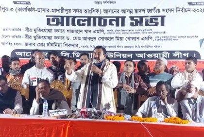 নিজের এলাকা ছেড়ে অন্য এলাকা উত্তপ্ত করার অভিযোগ শাজাহান খানের বিরুদ্ধে