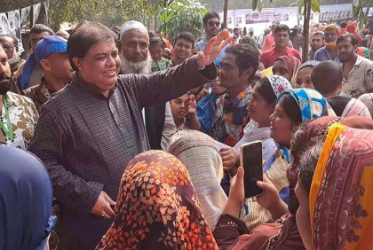 গাজীপুর- ৩ আসনে স্বতন্ত্র প্রার্থীর প্রচারণা
