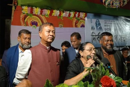 শিরীন আখতারকে নিয়ে গণসংযোগে আলাউদ্দিন নাসিম