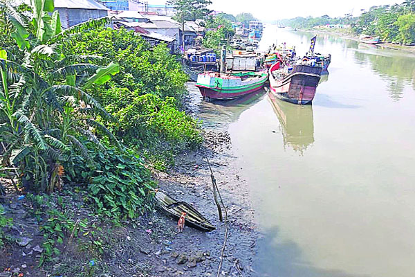 খাকদোন নদ এখন সরু খাল