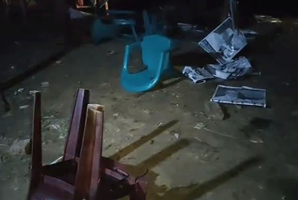 নাটোরে স্বতন্ত্র প্রার্থীর প্রচারণা অফিস ভাঙচুরের অভিযোগ 