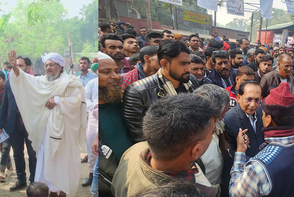 চাঁপাইনবাবগঞ্জে চলছে নির্বাচনি প্রচারণা