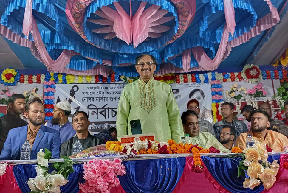 সাতক্ষীরা-৪ আসনে গোলাম রেজার নির্বাচনি পথসভা