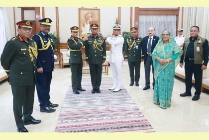 দায়িত্ব নিলেন সশস্ত্র বাহিনীর নতুন প্রিন্সিপাল স্টাফ অফিসার
