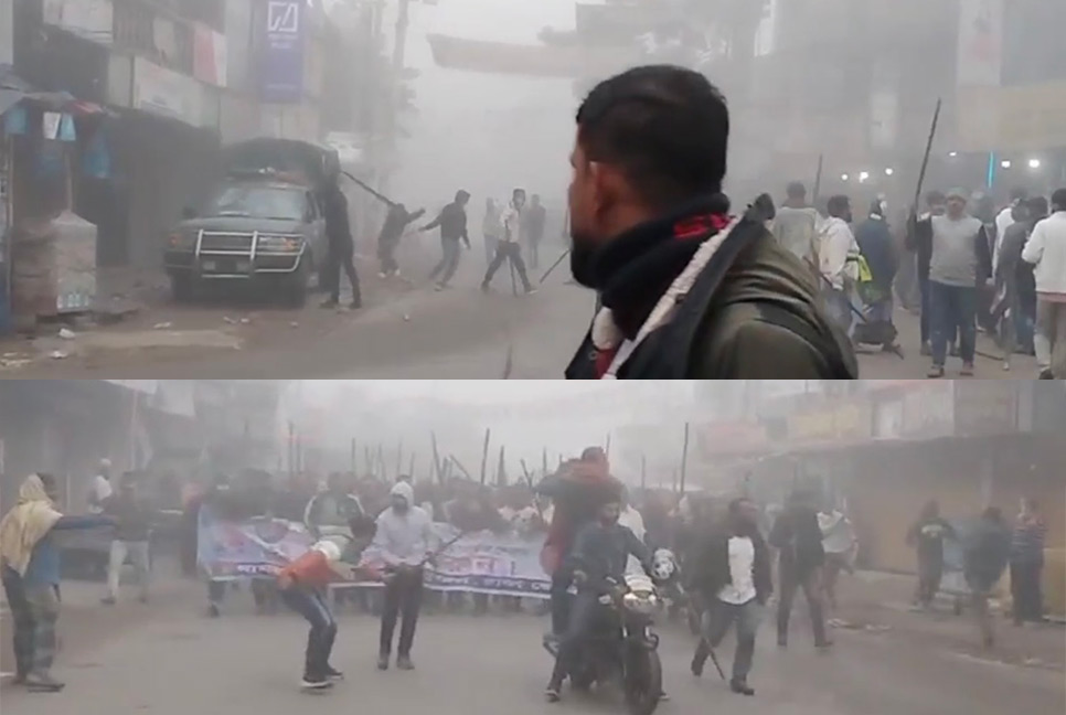 ধামরাইয়ে পুলিশের গাড়িতে হামলা-ভাঙচুরের অভিযোগ, আটক ৭