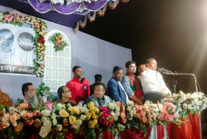 ফেনী-১ : শ্রীপুরে আলাউদ্দিন নাসিমের পথসভা