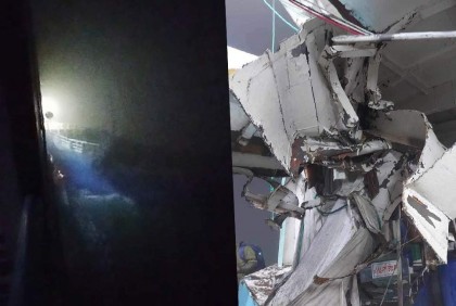ঘন কুয়াশায় চাঁদপুরে লঞ্চে কার্গোর ধাক্কা