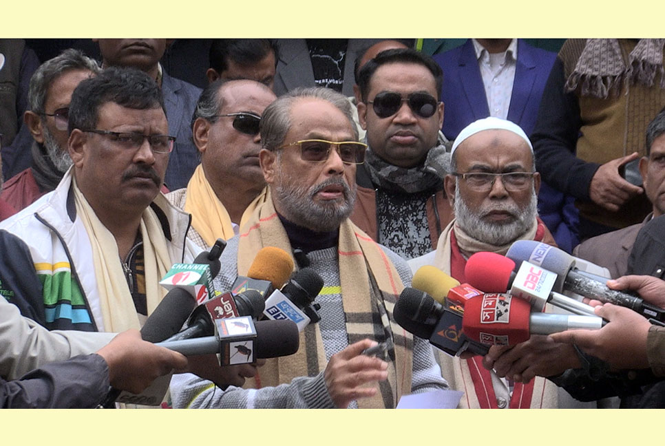 নির্বাচন গ্রহণযোগ্য হয়নি : জিএম কাদের