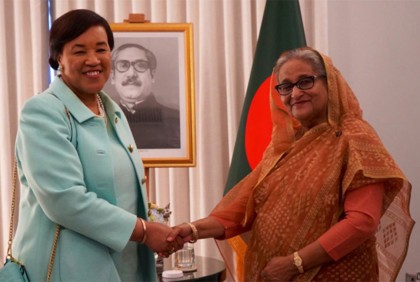 শেখ হাসিনাকে কমনওয়েলথ মহাসচিবের অভিনন্দন