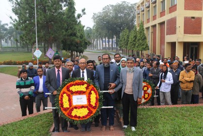 বশেমুরকৃবিতে বঙ্গবন্ধুর স্বদেশ প্রত্যাবর্তন দিবস পালিত