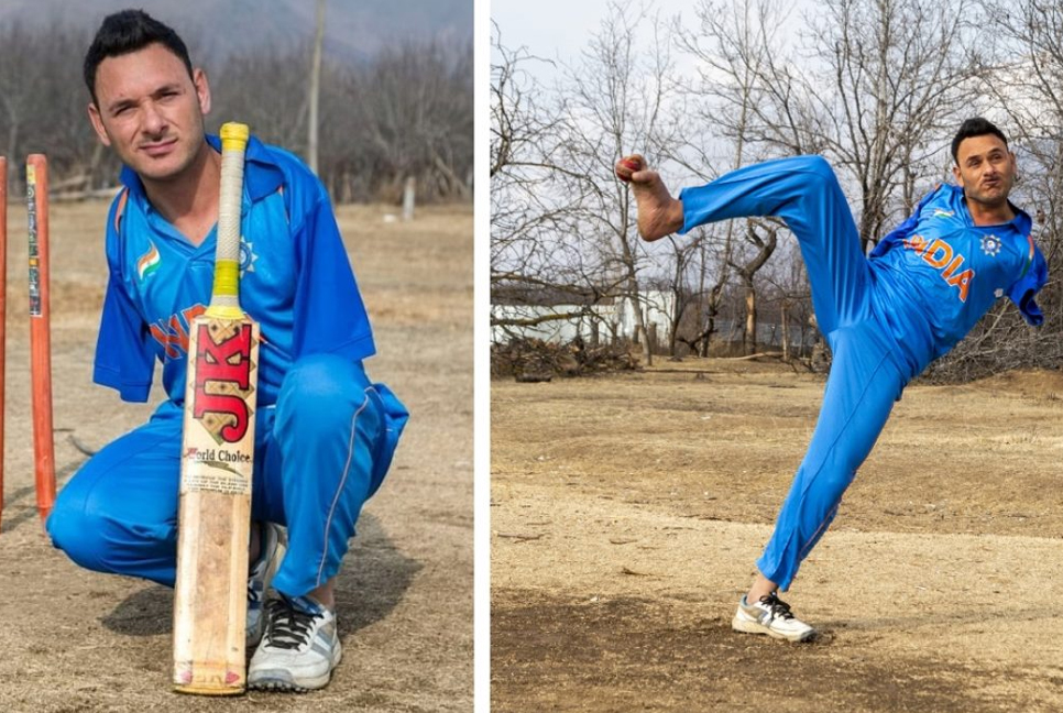 দুই হাত নেই তবুও খেলছেন ক্রিকেট, মুগ্ধ শচীন