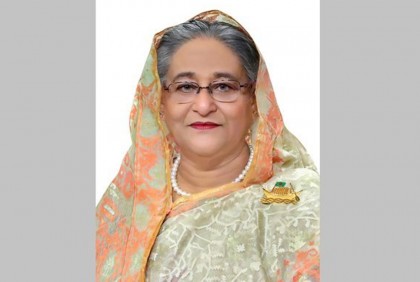 টুঙ্গিপাড়া পৌঁছেছেন প্রধানমন্ত্রী