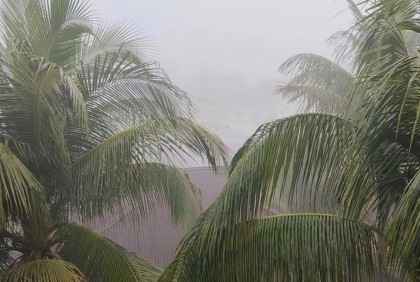 কনকনে শীতের মাঝেই বরগুনায় বৃষ্টি

