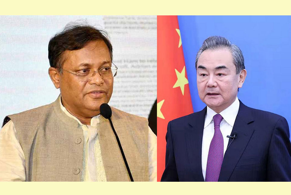 হাছান মাহমুদকে চীনের পররাষ্ট্রমন্ত্রীর অভিনন্দন