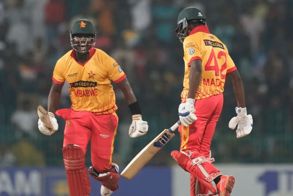 শেষ ওভারে ২৪ রান নিয়ে শ্রীলঙ্কাকে হারালো জিম্বাবুয়ে