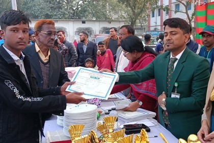 কালীগঞ্জে শীতকালীন ক্রীড়া প্রতিযোগিতা ও পুরস্কার বিতরণ 