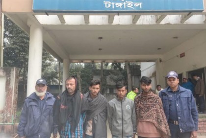 নাগরপুরে ৪ মাদক ব্যবসায়ী আটক