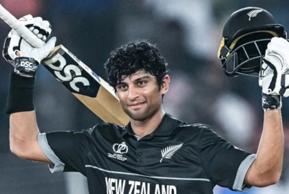 বর্ষসেরা উদীয়মান ক্রিকেটার রাচিন রবীন্দ্র