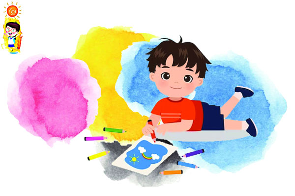 ছবি আঁকে আতা নানা রঙের খাতা