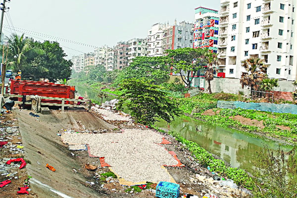 নড়াই নদী এখন রামপুরা খাল