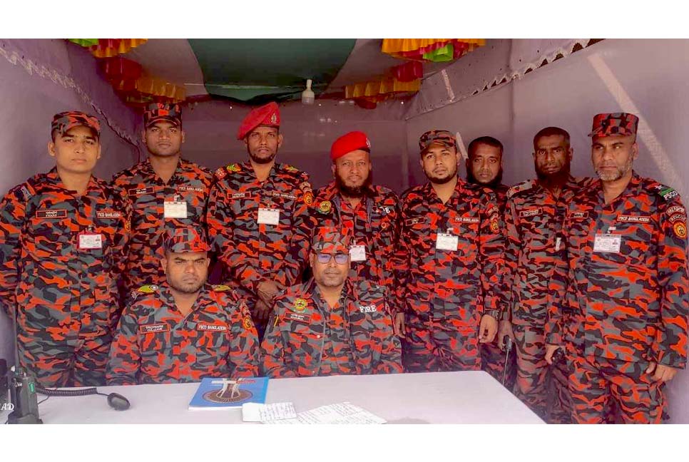 বইমেলায় অগ্নি নিরাপত্তায় প্রস্তুত ফায়ার সার্ভিস