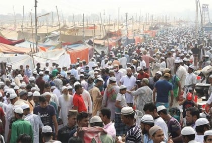 বিশ্ব ইজতেমা শুরু, মুসল্লির ঢল