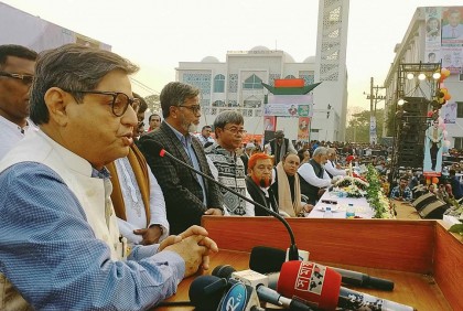 বিএনপি-জামায়াতের নৈরাজ্যের বিরুদ্ধে সর্তক থাকতে হবে: গণপূর্তমন্ত্রী