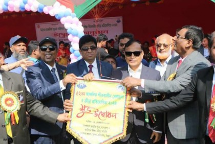 বরিশালে আঞ্চলিক শীতকালীন ক্রীড়া প্রতিযোগিতার উদ্বোধন