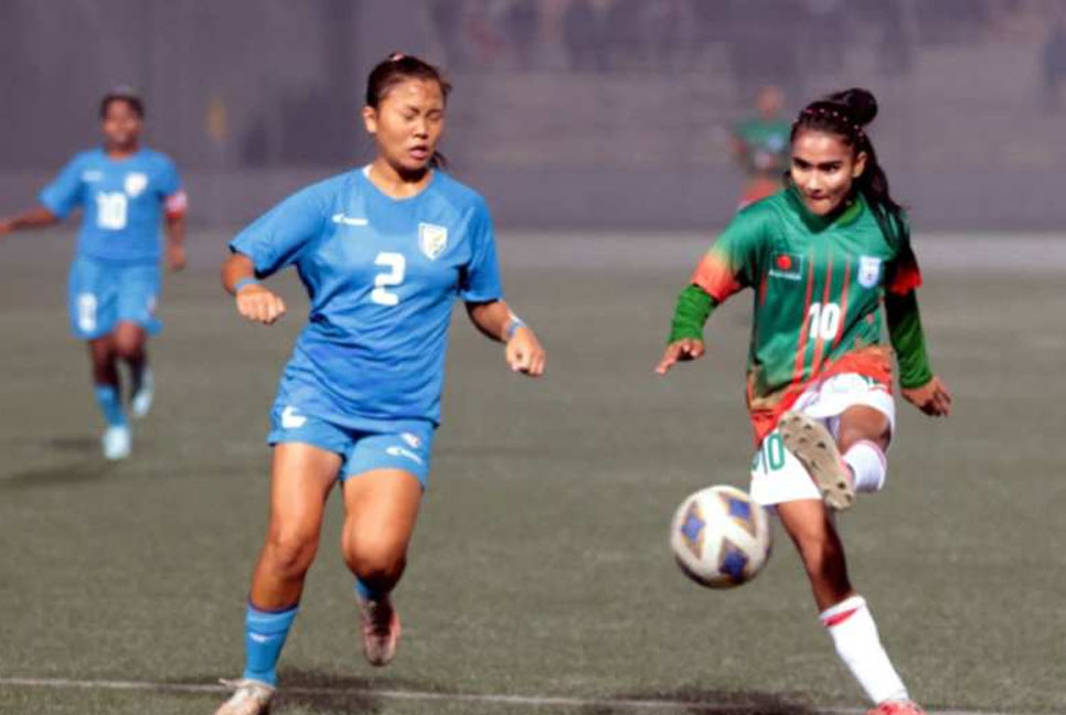 সাফে ঝড় তুলছেন ঠাকুরগাঁওয়ের সাগরিকা