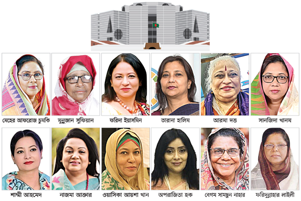 সংরক্ষিত আসনে পুরোটাই চমক