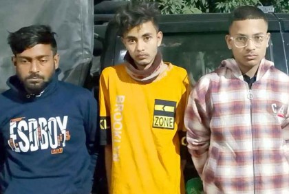 বগুড়ায় চোর চক্রের ৩ সদস্য গ্রেফতার