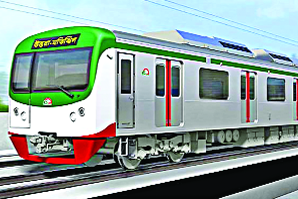৮ মিনিট পরপর চলছে মেট্রোরেল